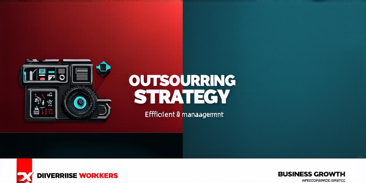 Example of a strategy for outsourcing